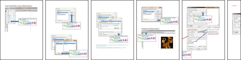 How to Setup Large Format Printer Driver and How to Print for Maintop.docx